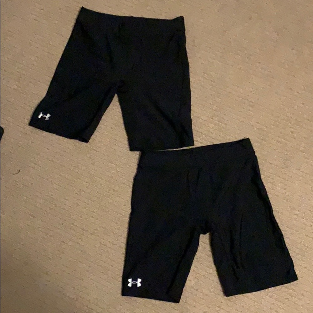 Under armour spandex shorts